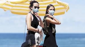 En Pinamar advierten escaso uso de barbijos en la playa