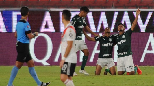 River cayó goleado por Palmeiras 3-0 en la ida de la semifinal de la Copa Libertadores