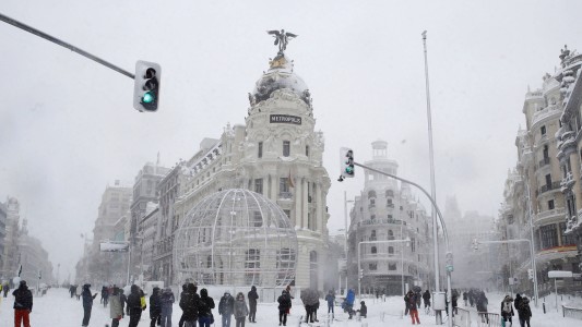 Madrid permanece paralizada tras la histórica nevada