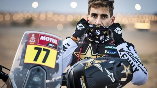 Luciano Benavides abandonó el Dakar por una caída y fue hospitalizado con un golpe en el hombro