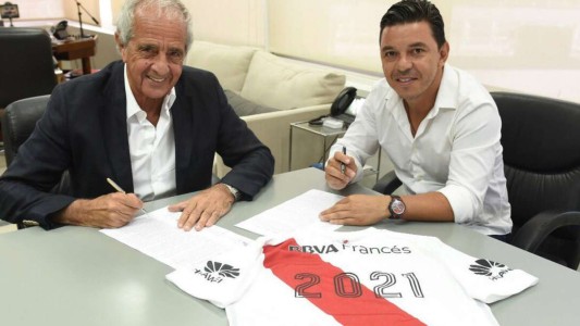 D'Onofrio puso en duda la continuidad de Gallardo: "Cuando vuelva, hablaremos"