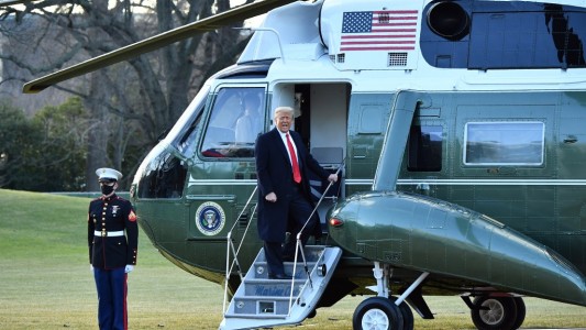 Sorpresivas últimas palabras de Trump como presidente