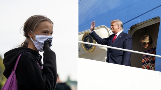 El sarcasmo de Greta Thunberg ante la partida de Trump: "Parece un anciano muy feliz"