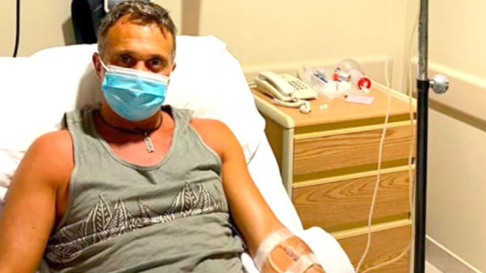 Sergio Lapegüe recibió plasma para tratar el covid-19: "Recibiendo esperanza"
