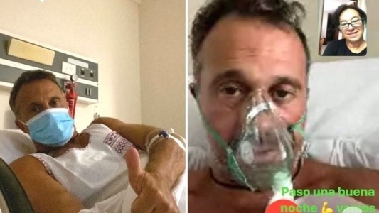 Sergio Lapegüe sigue internado con coronavirus: su esposa compartió una foto desde terapia intensiva