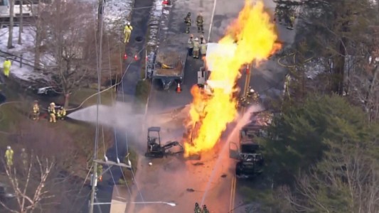 Tres heridos por una fuga de gas en Springfield