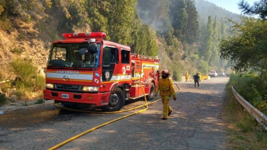 Se desató un incendio de San Martín de los Andes, mientras se agrava la situación en El Bolsón