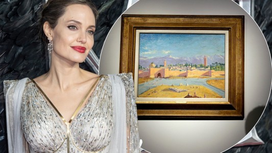 Un cuadro de Angelina Jolie pintado por Winston Churchill en 1943 será subastado en Londres