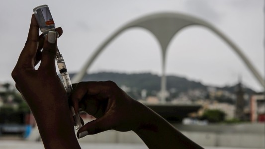 Sin carnaval en 2021, el sambódromo de Río de Janeiro se convirtió en un centro de vacunación