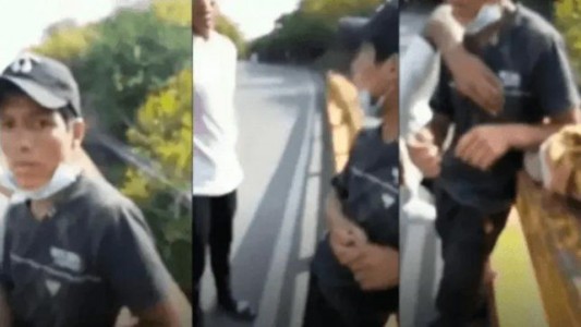 Hallaron el cuerpo que sería del joven al que grabaron cuando lo tiraban de un puente
