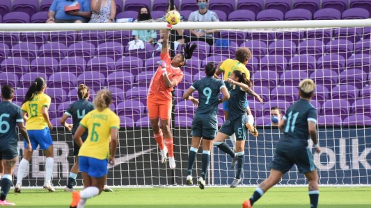 Argentina cayó en el debut ante Brasil en la She Believes Cup de Orlando