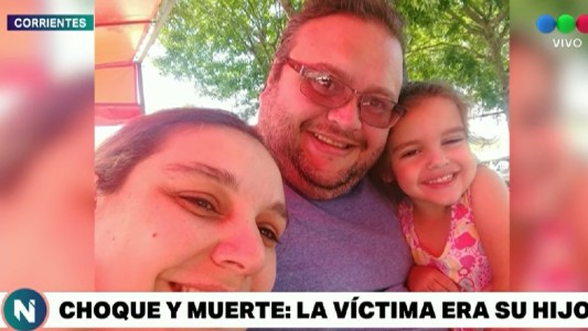 Un motociclista murió tras chocar con el auto que conducía su padre