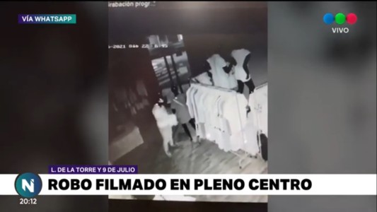 VIDEO: Ladrón inexperto vació una bolsa de basura para llevarse lo robado