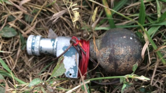 Corte en Panamericana tras el hallazgo de una granada debajo de un puente