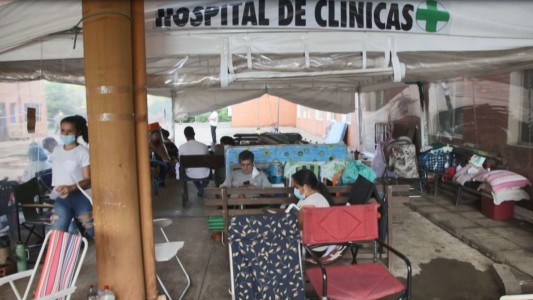 Colapsan los hospitales en Paraguay