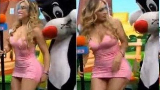 Escándalo en un programa infantil: manosearon a la conductora en vivo