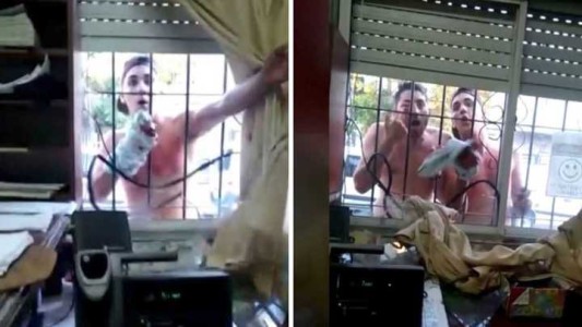 Video: así fue el violento ataque a una comisaría de Aldo Bonzi