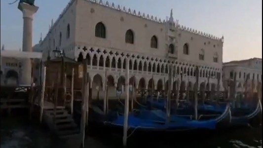 Venecia sin turistas por la pandemia