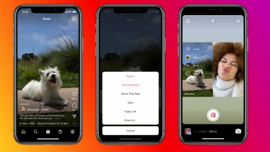 Instagram lanzó Remix, una función para combinar Reels