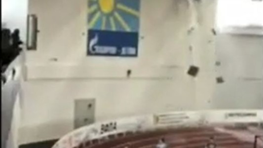 Disputaban una carrera y el techo se derrumbó sobre sus cabezas