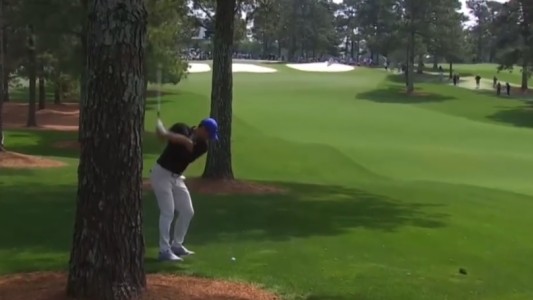 Masters de Augusta: golfista le pegó un pelotazo a su padre