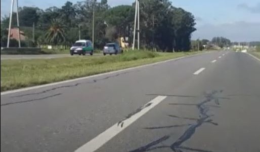 Graban a un conductor a contramano y alta velocidad por la Ruta 226