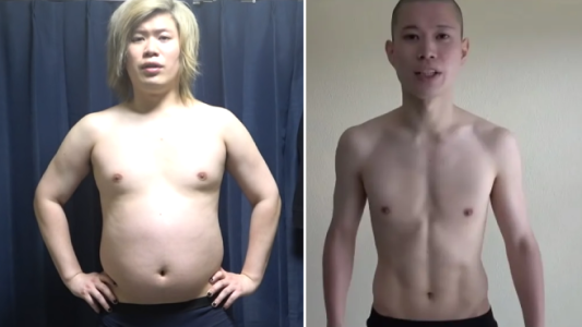 Los secretos del youtuber japonés que bajó 25 kilos en un año