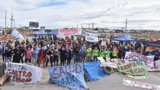 Neuquén: trabajadores de la salud el corte en Vaca Muerta, pero siguen con medidas de fuerza