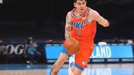 El "Tortu" Deck debutó en la NBA con puntos y una asistencia de lujo