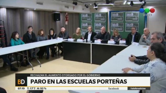 Hoy paran los docentes porteños
