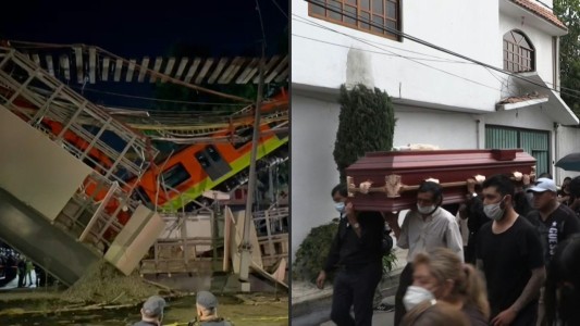 Despiden a las víctimas de accidente del metro en México