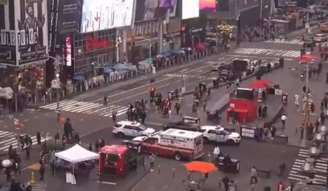 Tiroteo en Time Square: una mujer y su bebé resultaron heridos