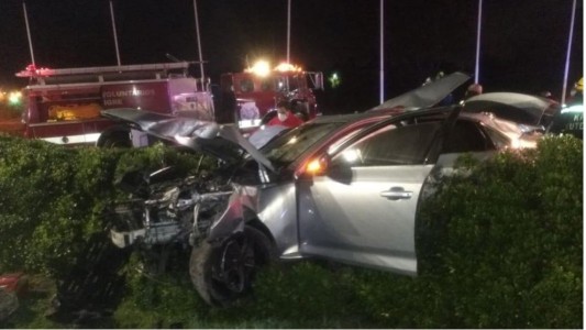 Así fue el choque en el que murieron dos chicos en Tigre