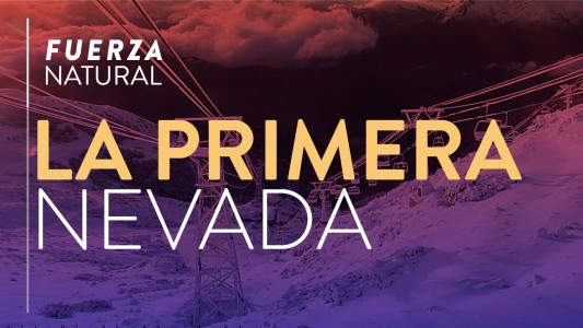 La primera nevada del año llegó a la Argentina