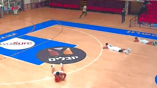 Suspendieron un partido de básquet en Israel por los bombardeos