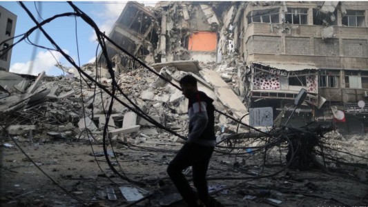 La devastación después de las bombas en Gaza