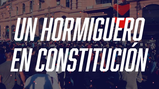 Caos en la estación de Constitución en plena pandemia