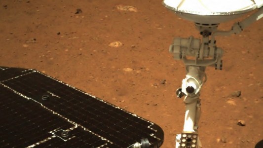 Primeras imágenes desde Marte del robot chino Zhurong