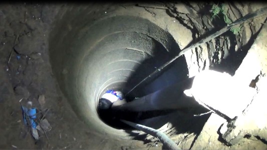 Dramático rescate de un nene de 9 años que cayó en un pozo