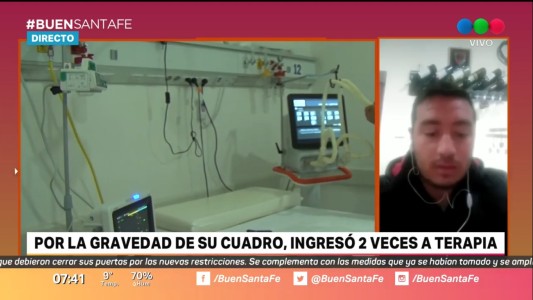 El crudo relato de un joven que estuvo internado 50 días “sin esperanza de vida”