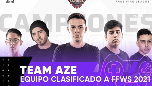 Team Aze, el campeón de Latinoamérica que disputará la Free Fire World Series 2021
