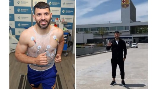 Presentaron al "Kun" Agüero como nuevo jugador del Barcelona