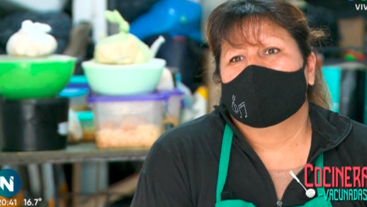 El testimonio de la cocinera de un comedor social vacunada