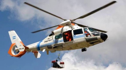 Rescate de película a un hombre que se accidentó en altamar