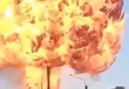 Un incendio y una serie de explosiones en una gasolinera dejan 21 heridos