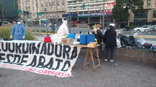 Con desayunos populares, organizaciones sociales piden un plan contra el hambre