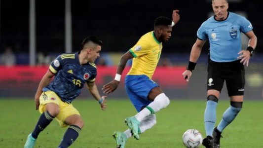 La Conmebol consideró acertada la decisión de Pitana en el partido entre Brasil y Colombia