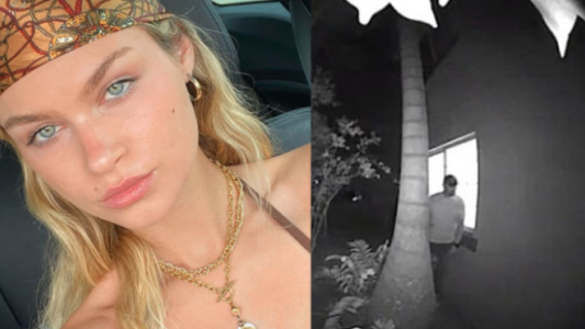 Video documento: una joven modelo reveló cómo un hombre la acosaba mientras dormía