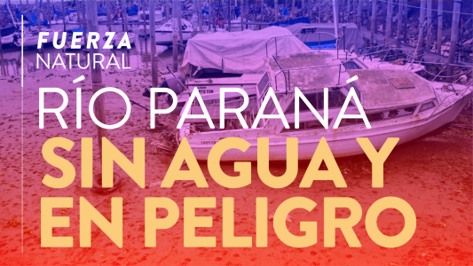 Preocupa el Río Parana, sin agua y en peligro - #FuerzaNatural