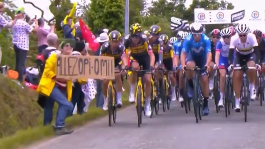 Detuvieron a la mujer que provocó la caída de los ciclistas en el Tour de Francia